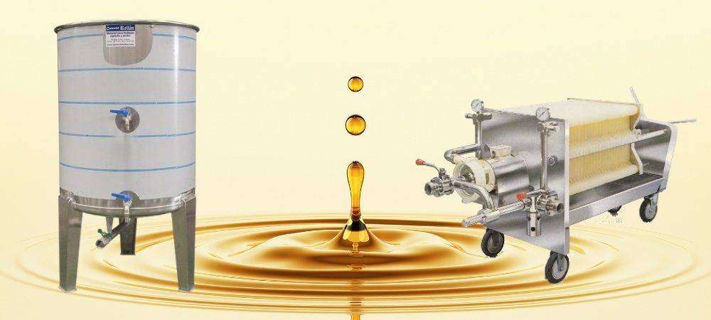 decantacion filtrado almacenaje aceite de oliva